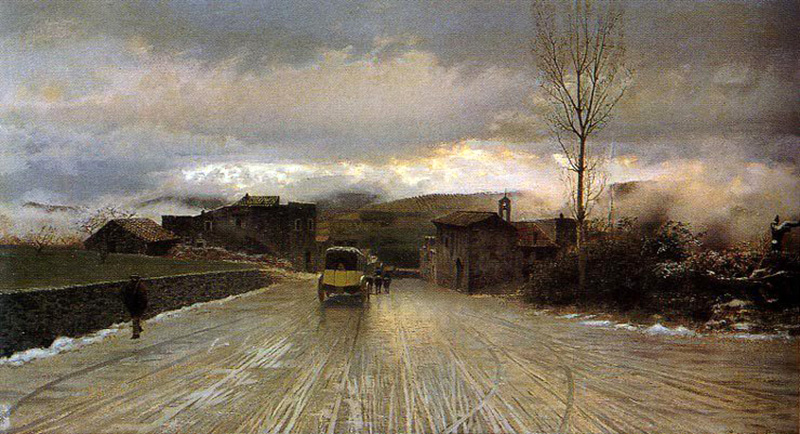 the crossing of the apennines